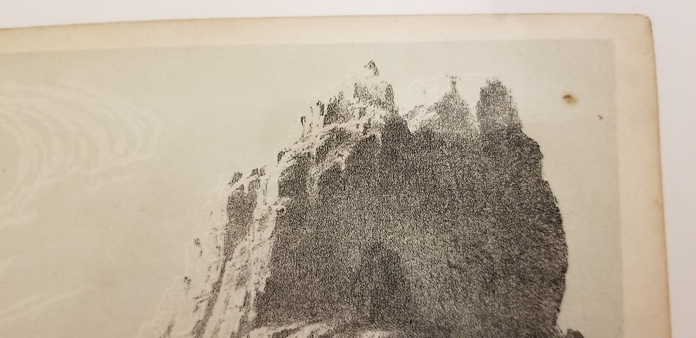 Thumbnail: Limestone Cliff North End of Gunnison's Island, Stansbury, 1853