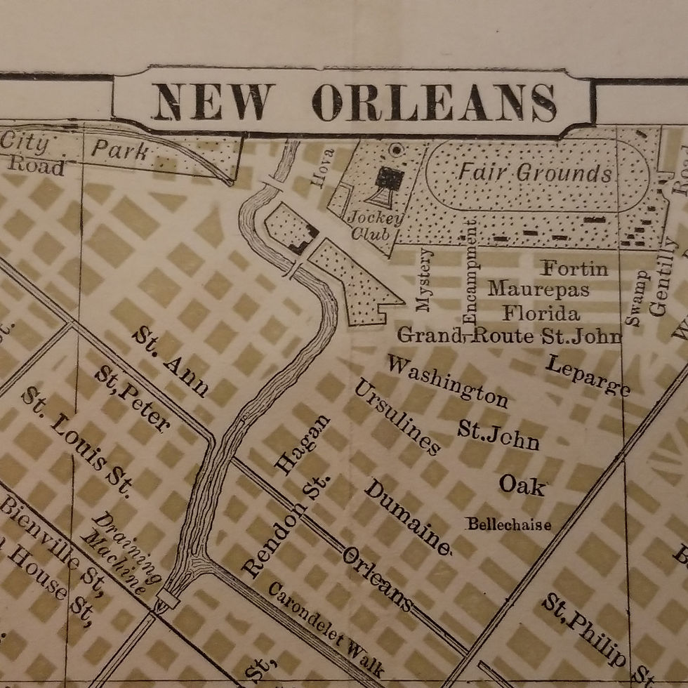 Thumbnail: New Orleans city plan, Johnson's Cyclopaedia, 1890