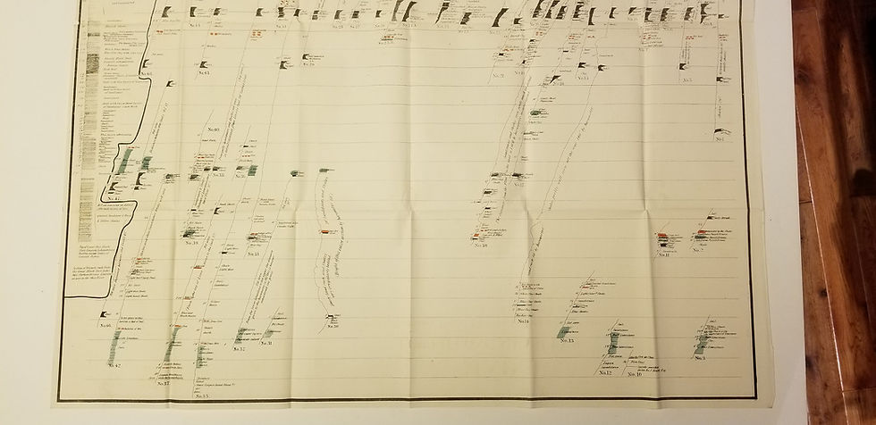 Thumbnail: Map Showing the Lower Coal Measures in Ohio