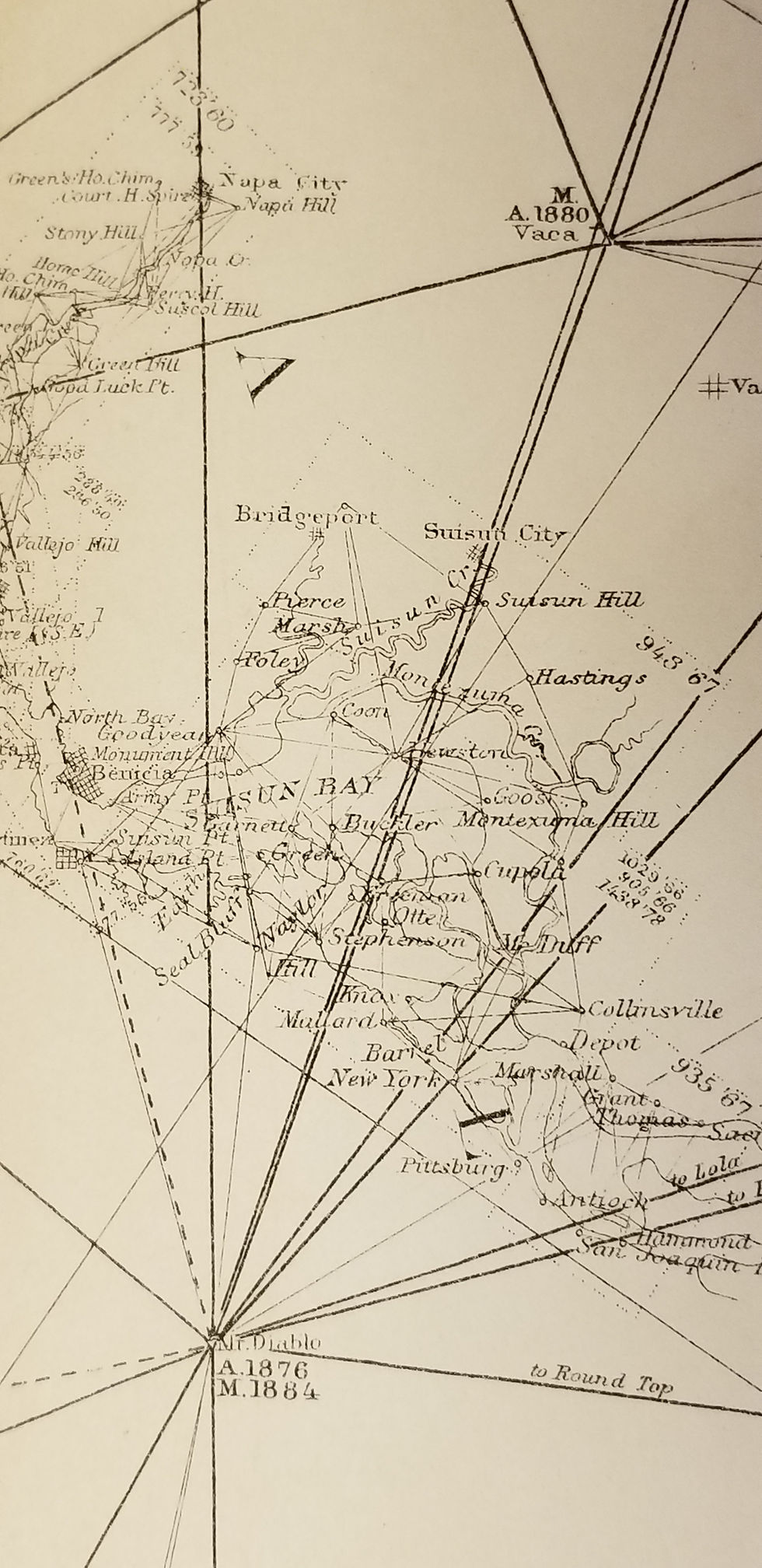 Thumbnail: Map of California coast Pt. Sal to Tomales Bay, 1888