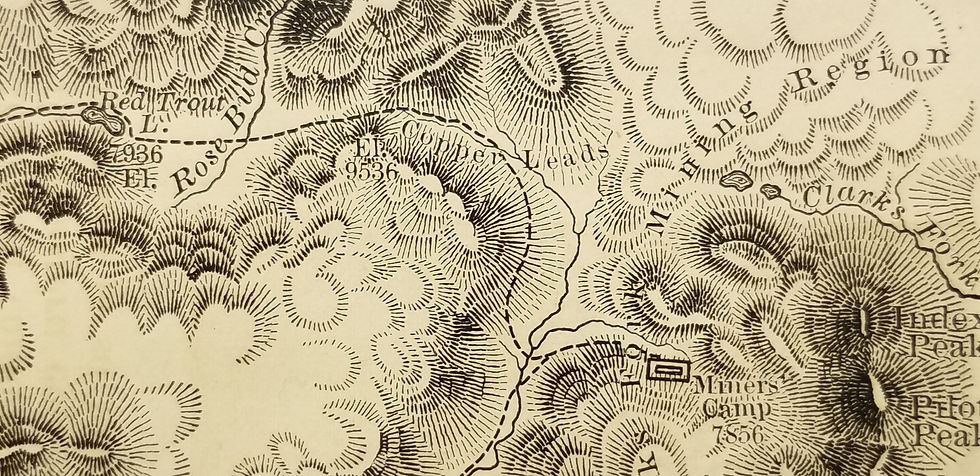 Thumbnail: Sketch of a Reconnoisance of the Mining Regions of Clark's Fork of the Yellow St