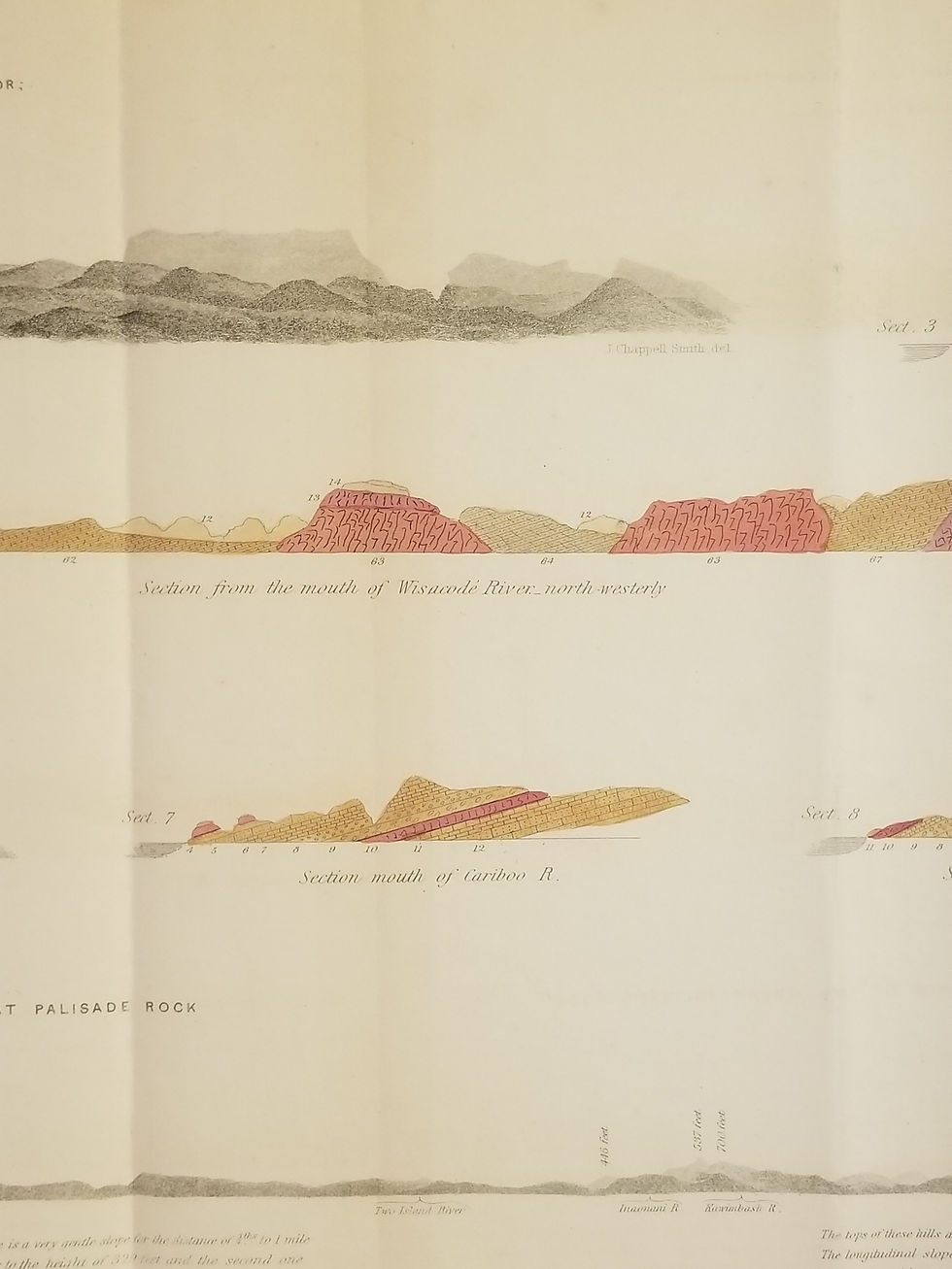 Thumbnail: Outline of the Hills on Grand Portages of Pigeon River