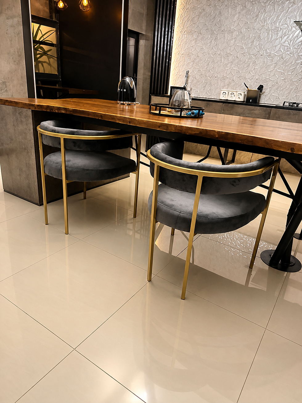 Custom upholstered dining chairs made-to-order