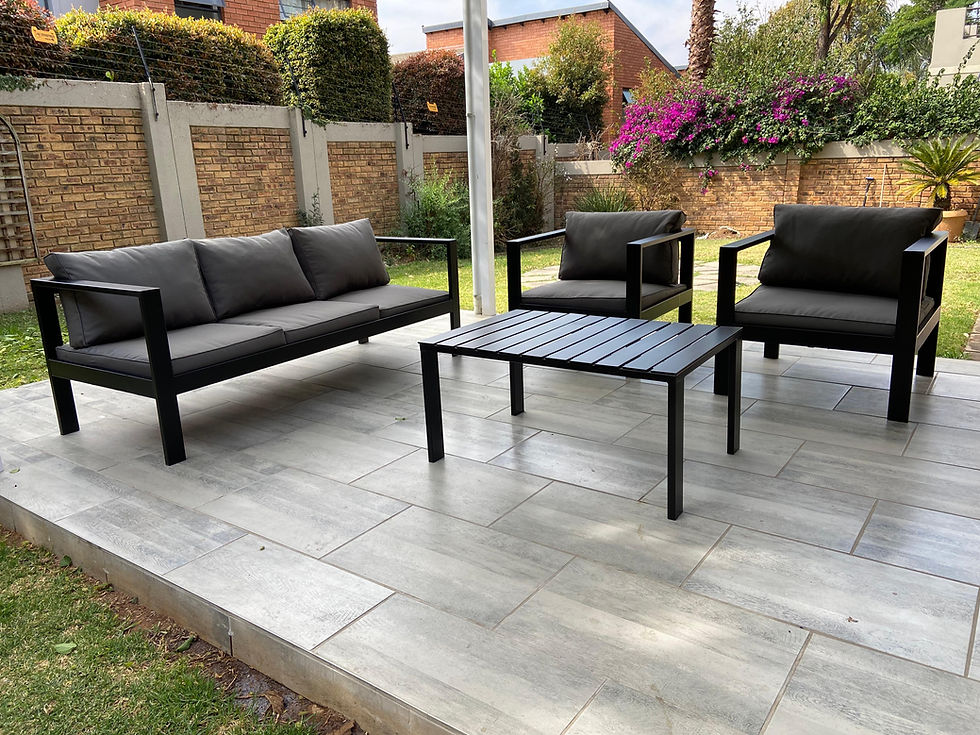 Outdoor patio seater sets made by DonFabricationz
