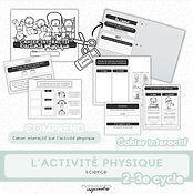 Cahier interactif (L'activité physique)