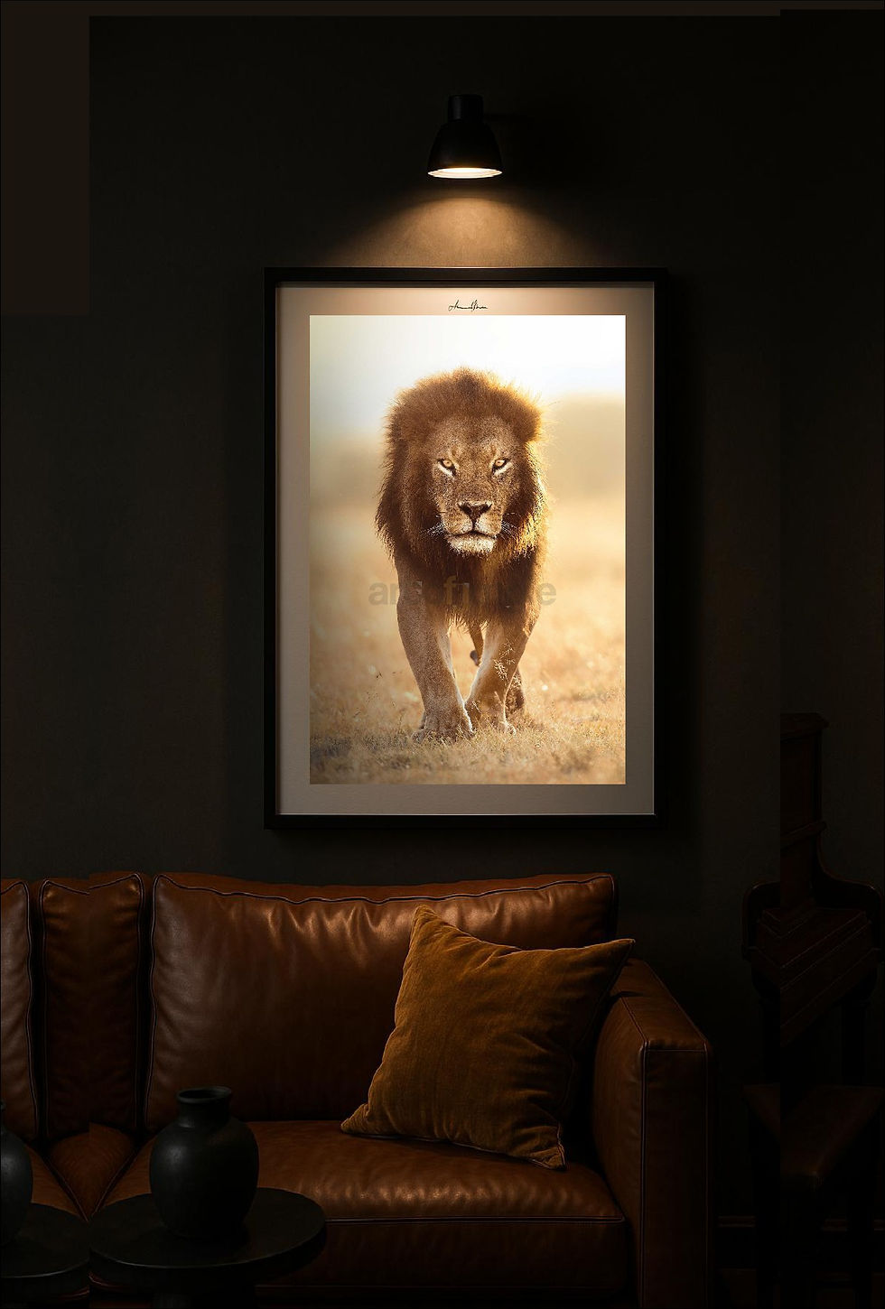 Thumbnail: Regal Walk of a Lion by www.artofjungle.com