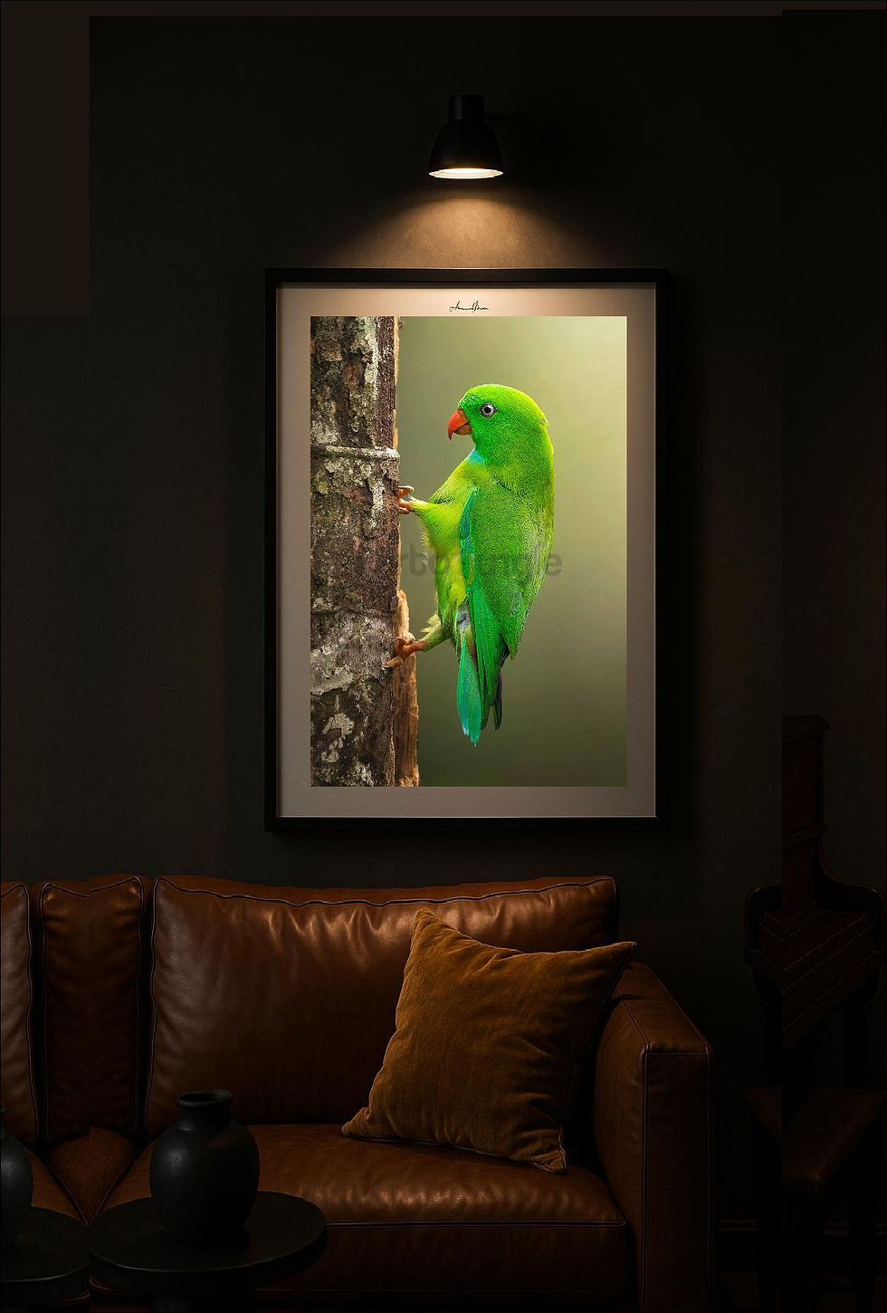 Thumbnail: Vernal Hanging Parrot by www.artofjungle.com