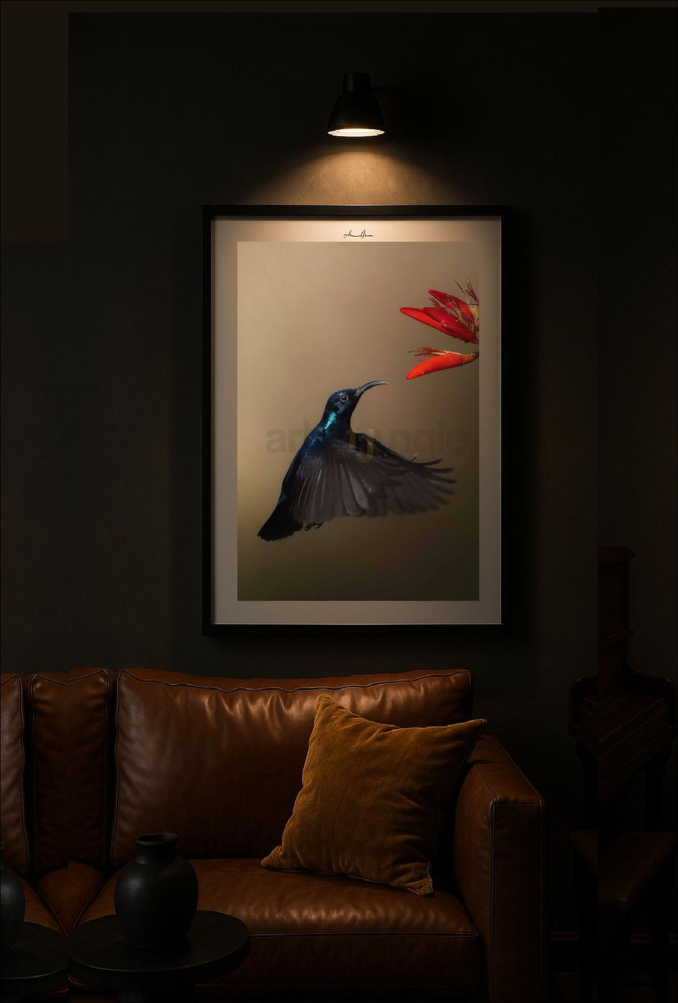 Thumbnail: The Purple Sunbird by www.artofjungle.com
