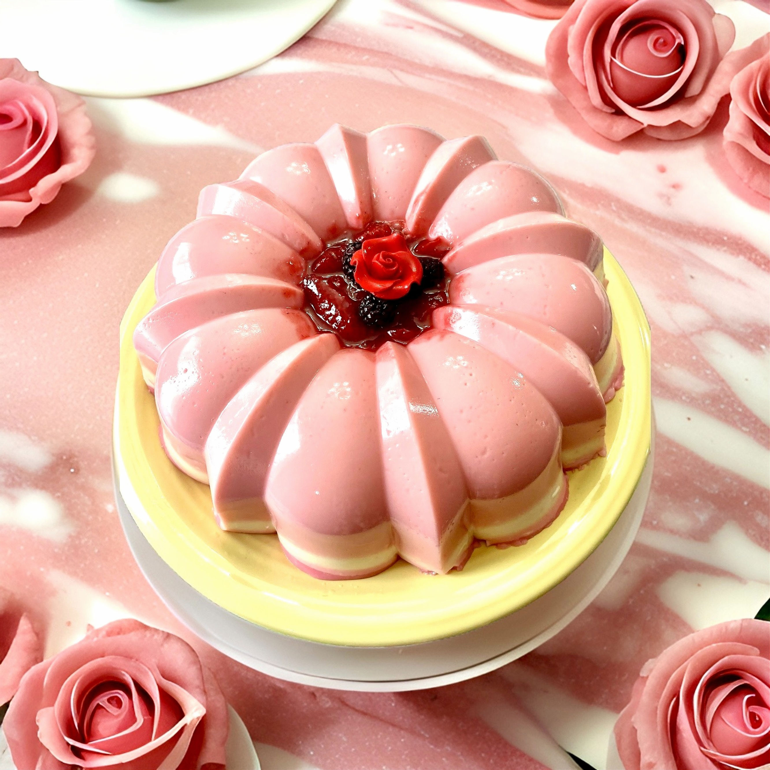 3 Milk Berry Gelatin