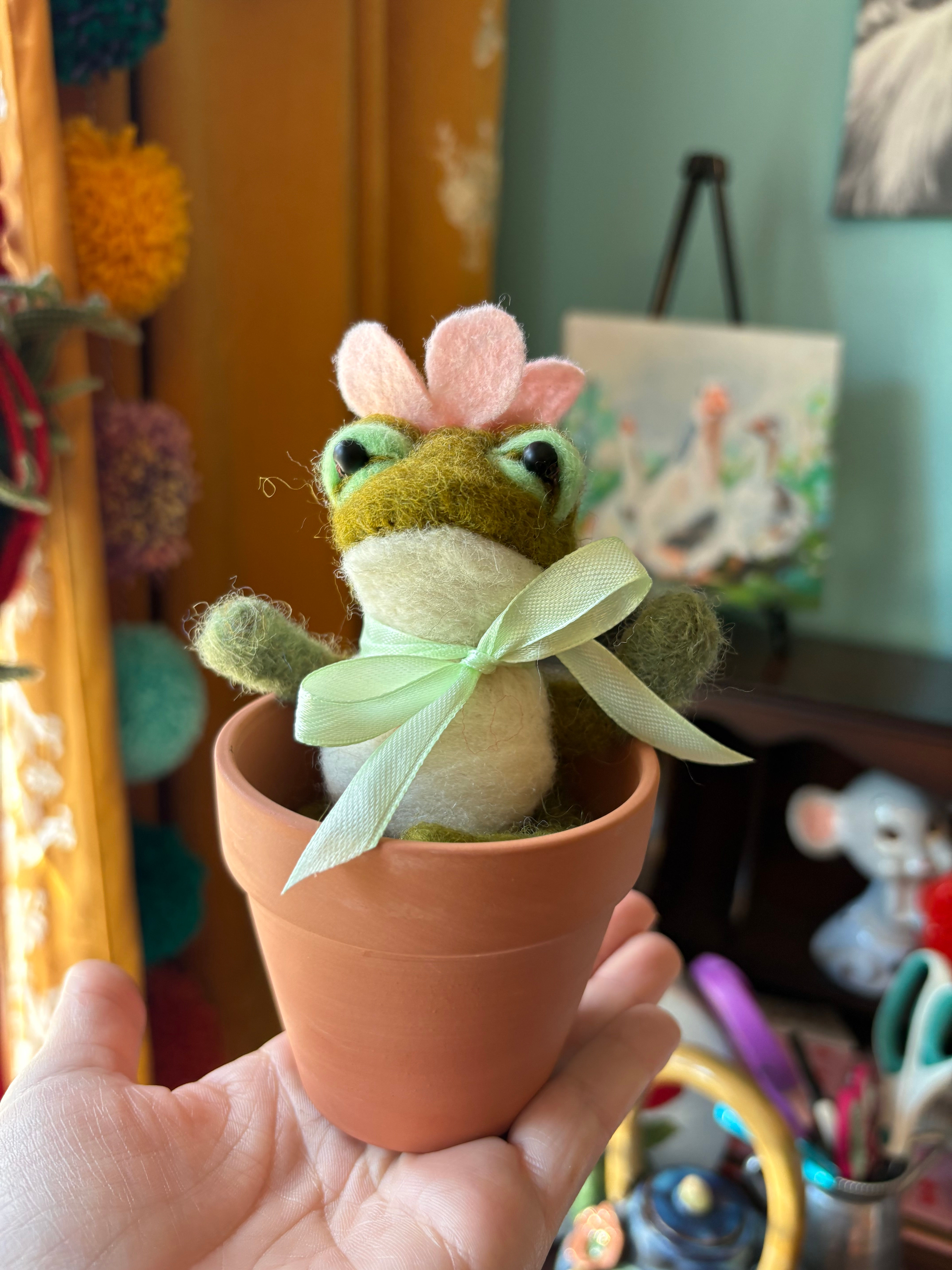 AGES 8+ (or with the help of an adult) Potted Frogs: MAY 9th from 10:30 to NOON