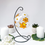Thumbnail: Floral candle Holder with Daisies and Daffodils, Hand Painted