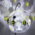hand painted bees and daisies glass candle holder, creates a mesmerising show when lit in the dark