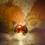 Thumbnail: Halloween glass pumpkins candle holder, Fall decor pumpkin candle