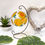 Thumbnail: Sunflower Glass candle Holder, Hand Painted