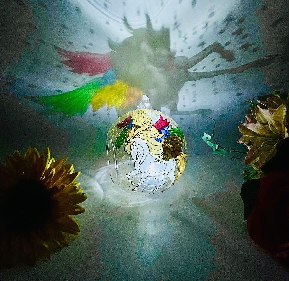 This hand painted Unicorn glass candle holder is a fabulous addition to any unicorn lover room.