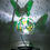 Thumbnail: Green Butterfly Colourful Glass Candle Holder, Hand Painted
