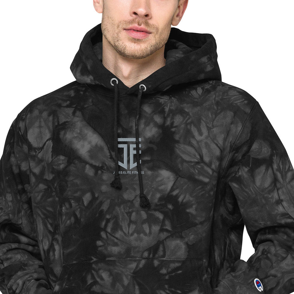 Thumbnail:  JE Unisex Champion tie-dye hoodie