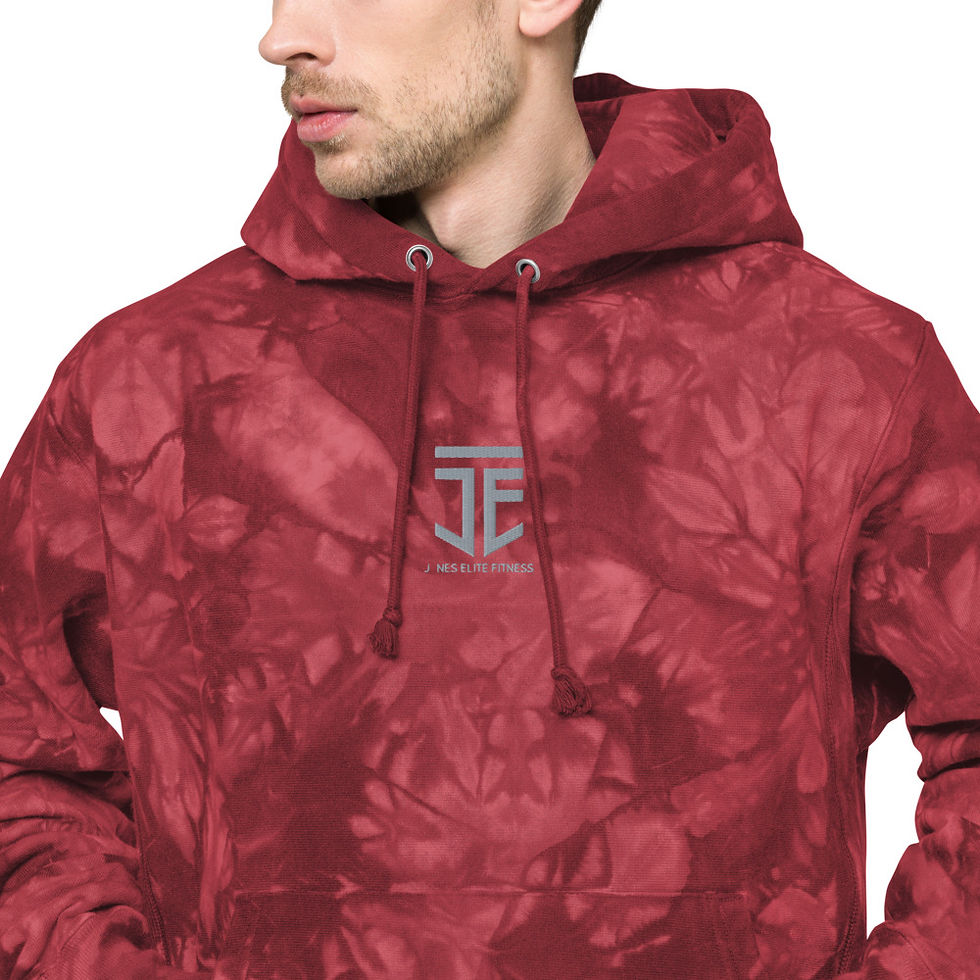 Thumbnail:  JE Unisex Champion tie-dye hoodie
