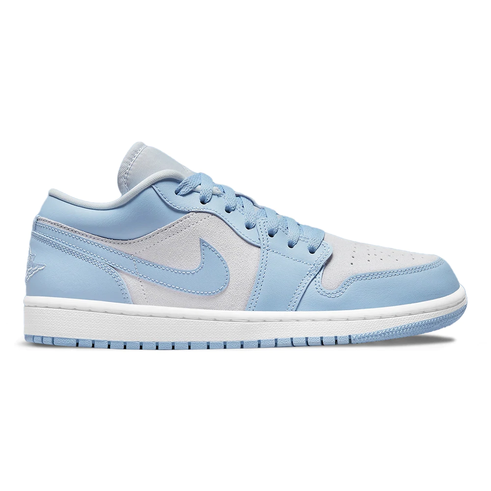Air Jordan 1 Low 'Football Grey / Aluminium Blue'