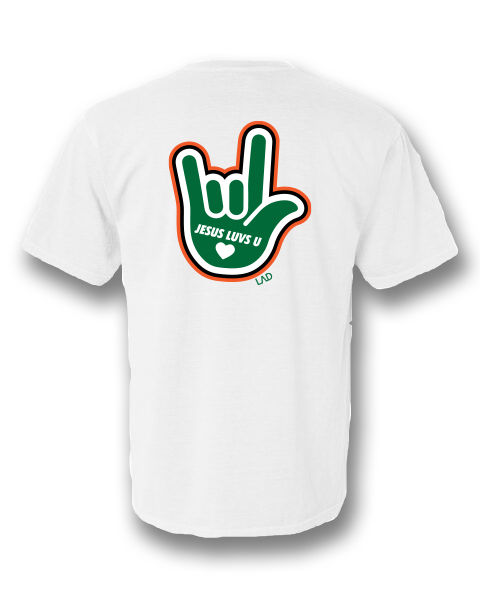 Thumbnail: Jesus Luvs U (White)