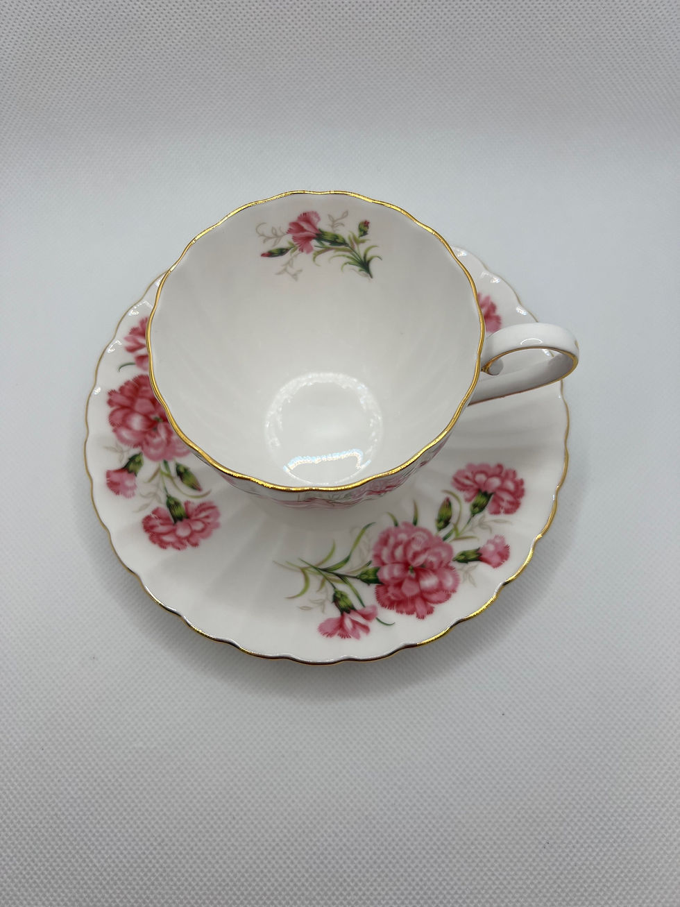 Thumbnail: Pink Floral Teacup Candle