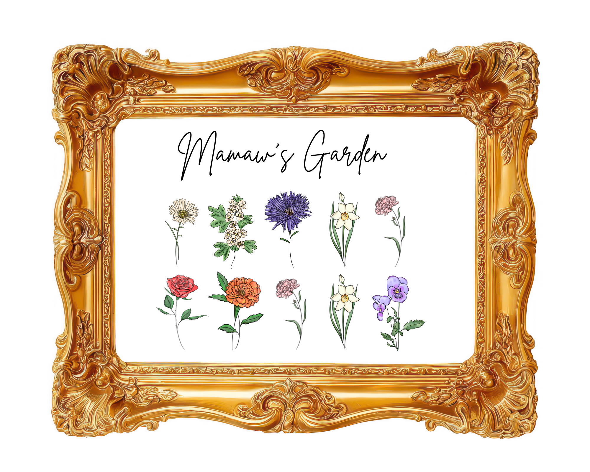 Mother's Day Birth Month Flower Prints
