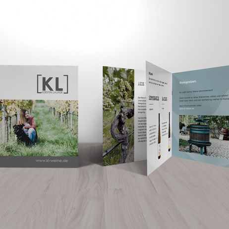 Weinbroschüre, Geschäftsausstattung (Visitenkarten & Briefpapier)