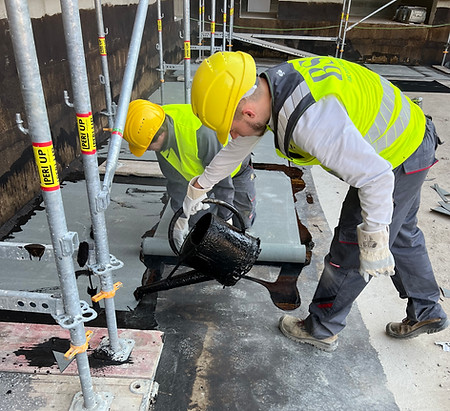 Baustellenbild Bayernheim Bayreuth Gebr. Donhauser