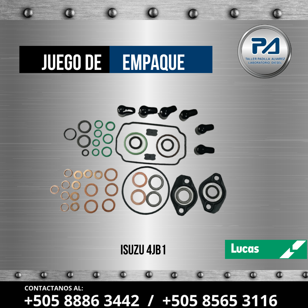 JUEGO DE EMPAQUE