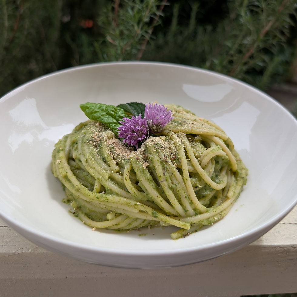 Friss mángold és krémes babos tészta szósz recept, puffadásmentes recept Hodossy Katalintól
