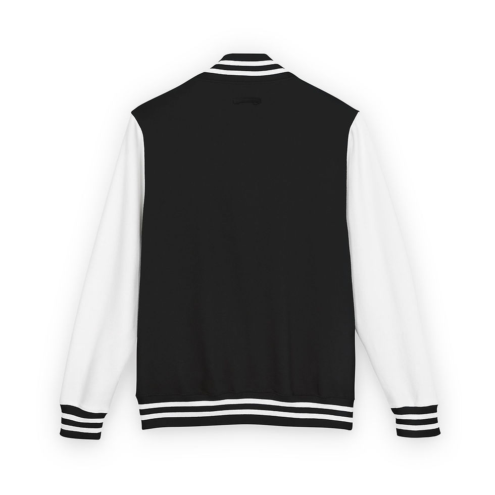 Thumbnail: Vantt Unisex Heavyweight Letterman Jacket