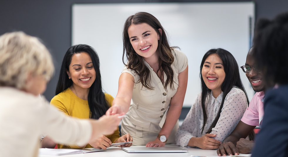 team of professionals collaborating together