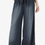 Thumbnail: Cool Chambray Waist Belted Wide Leg Pants
