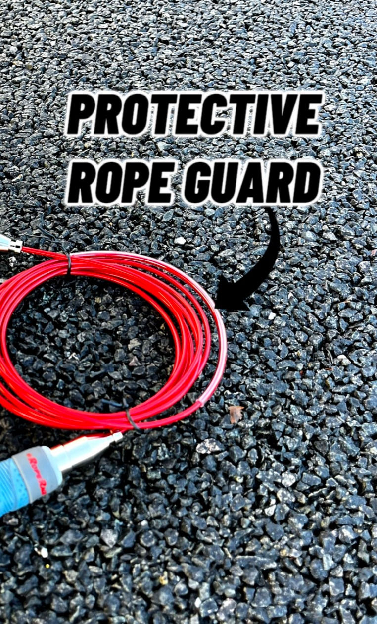 The Rope Guard protects your rope from damage on rough surfaces