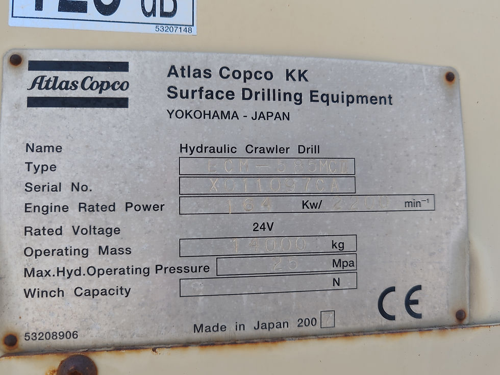 Miniatură: Vand foreza Atlas Copco ECM 585 MC II 