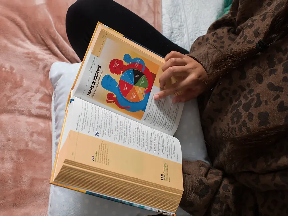 Thumbnail: NIV, Kids' Visual Study Bible, Full Color Interior: Explore the Story - Leather 
