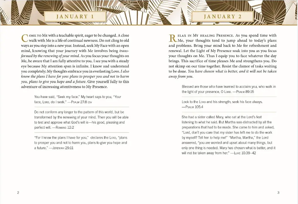 Thumbnail: Jesus Calling, 365 Devotions with Real-Life Stories, Hardcover, with Full Script