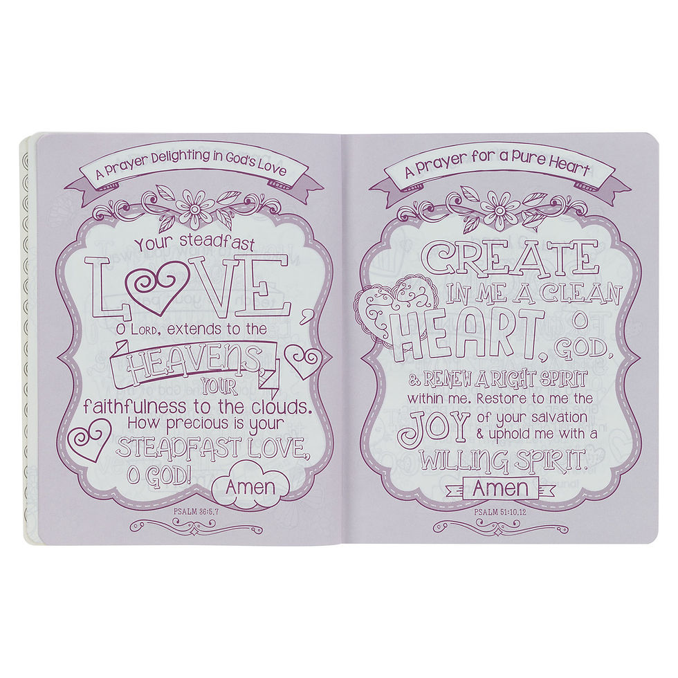 Thumbnail: Pink Floral Heart Flexcover My Creative Bible for Girls - an ESV Journaling Bibl