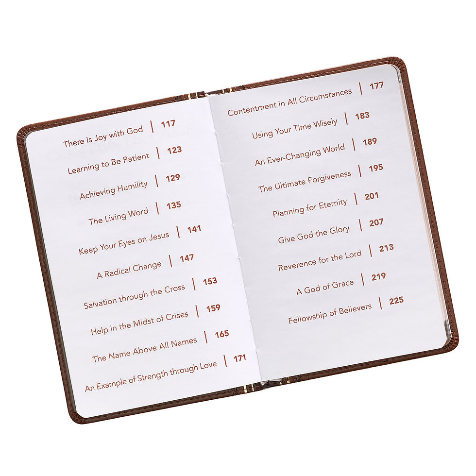 Thumbnail: Promises from God for Every Man Two-tone Brown Faux Leather Promise Book