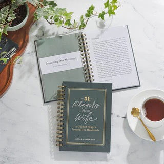 Thumbnail: 31 Prayers for My Wife Spiral Hardcover Prayer Journal for Husbands