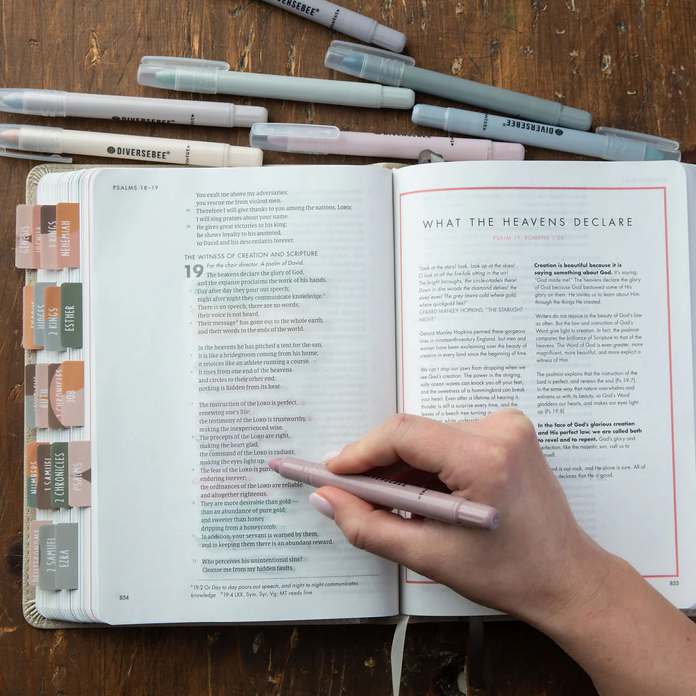 Thumbnail: Bible   Gel   Highlighters   and   Pens   No   Bleed   - Set   of   8   Dusty   