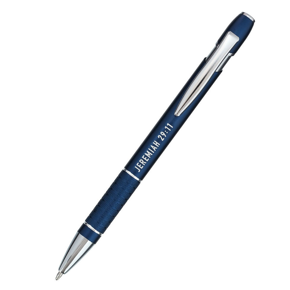 Thumbnail: The Plans Blue Stylish Pen and Gift Case for Graduates - Jeremiah 29:11