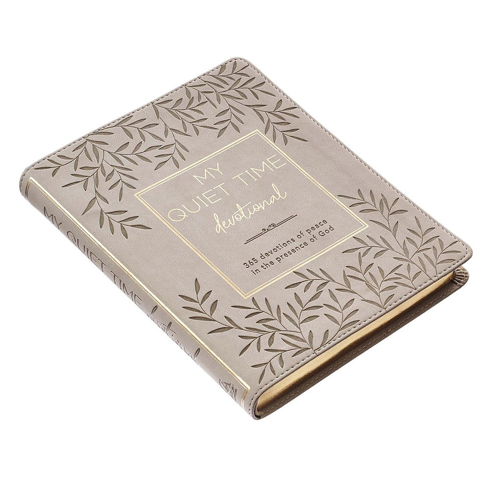 Thumbnail: My Quiet Time Devotional Cappuccino Faux Leather Edition