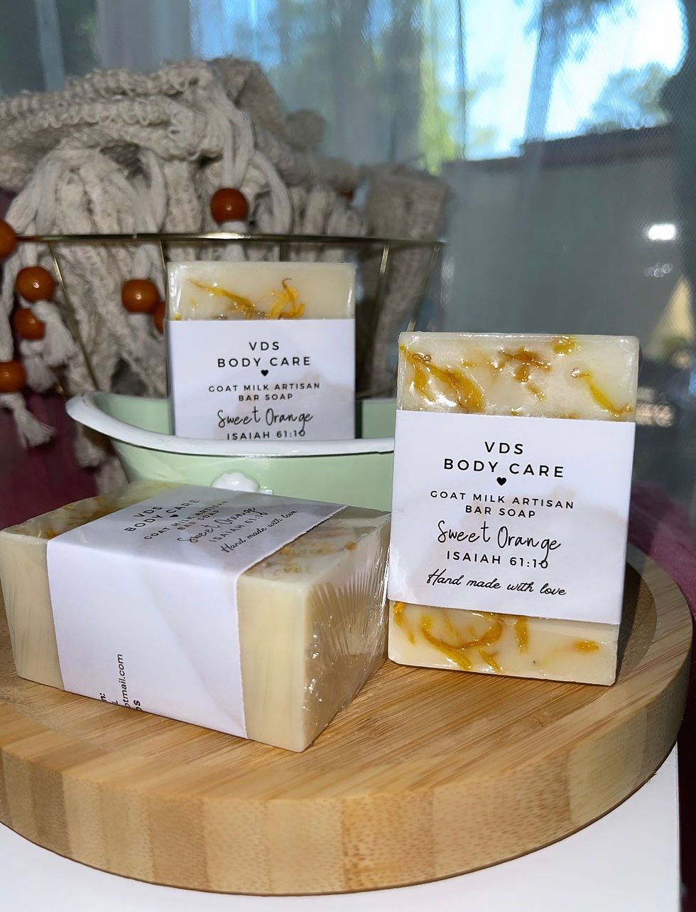 Thumbnail: Sweet Orange & Goat Milk Soap Bar - One 5 oz Bar