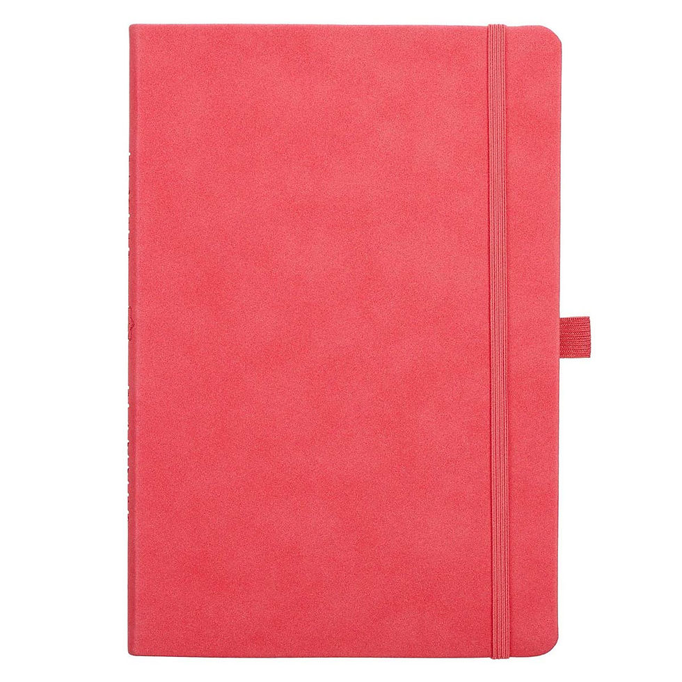 Thumbnail: Pink Faux Leather Baxter Undated Planner