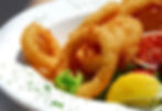 Panko coated Calamari rings