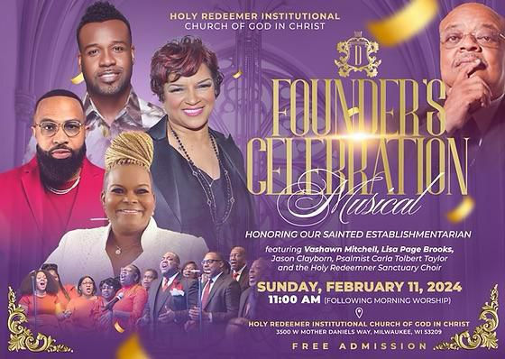 FOUNDERS CELEBRATION MUSICAL
