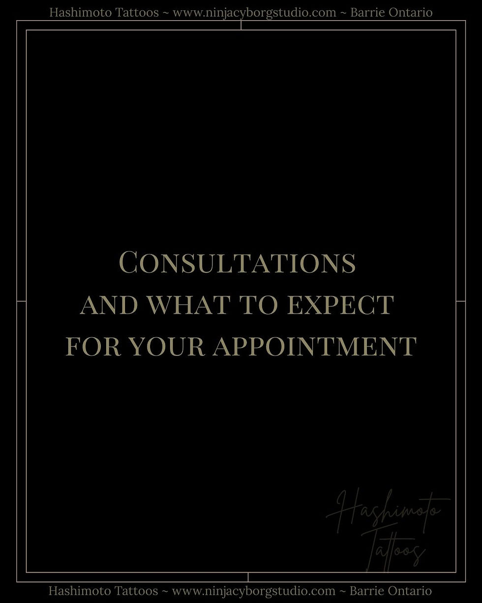 Consultations, Studio Forms, and How to Prepare for Your Tattoo