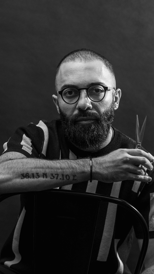 Omar, Senior Stylist at CHALK Dubai, master of creative transformations.