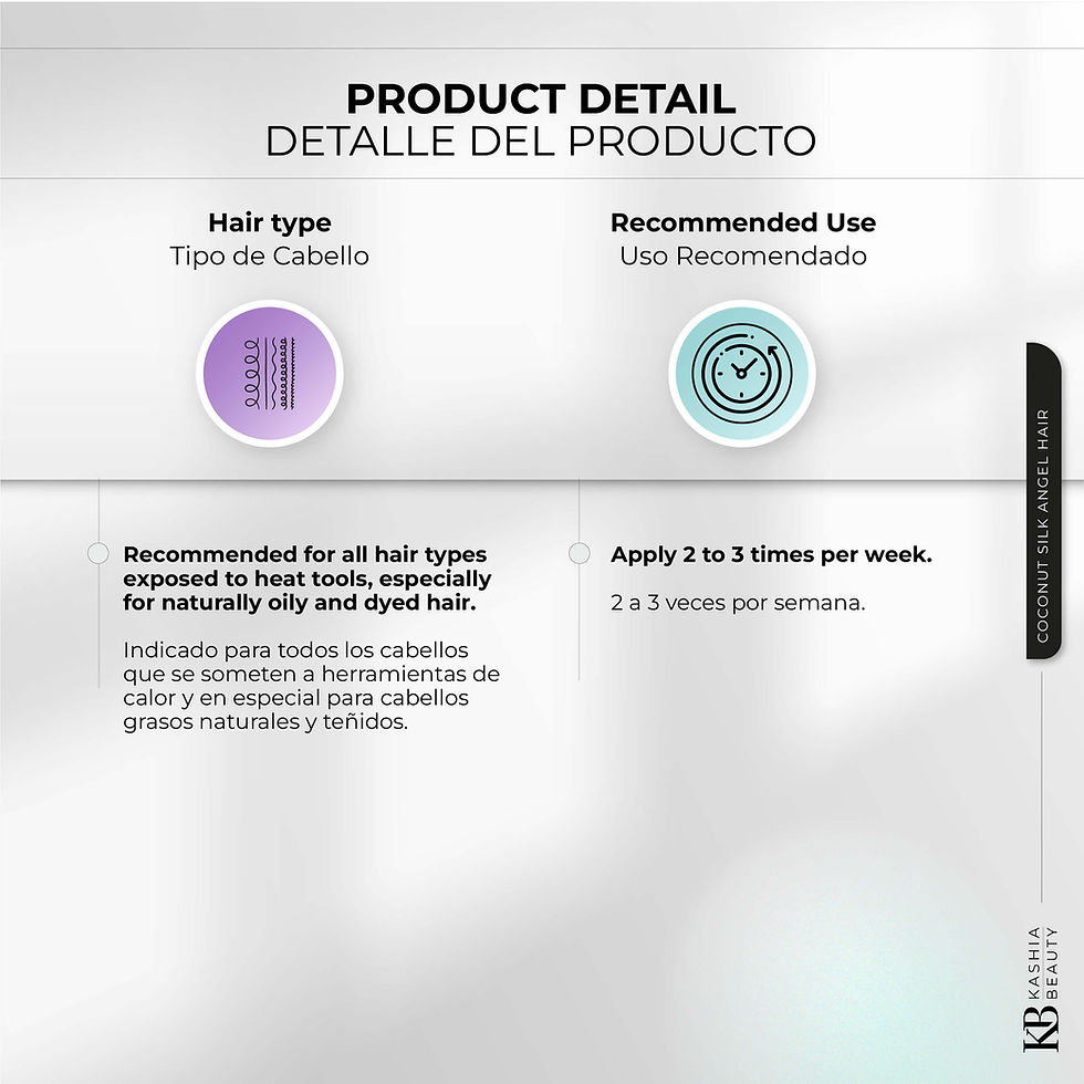 Thumbnail: Aminoacid Infusion and Coconut Silk Angel Hair 60ml by Kashia Beauty